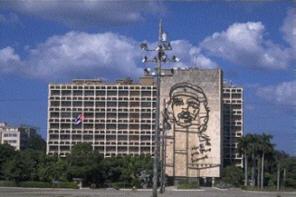 El edificio con Che
